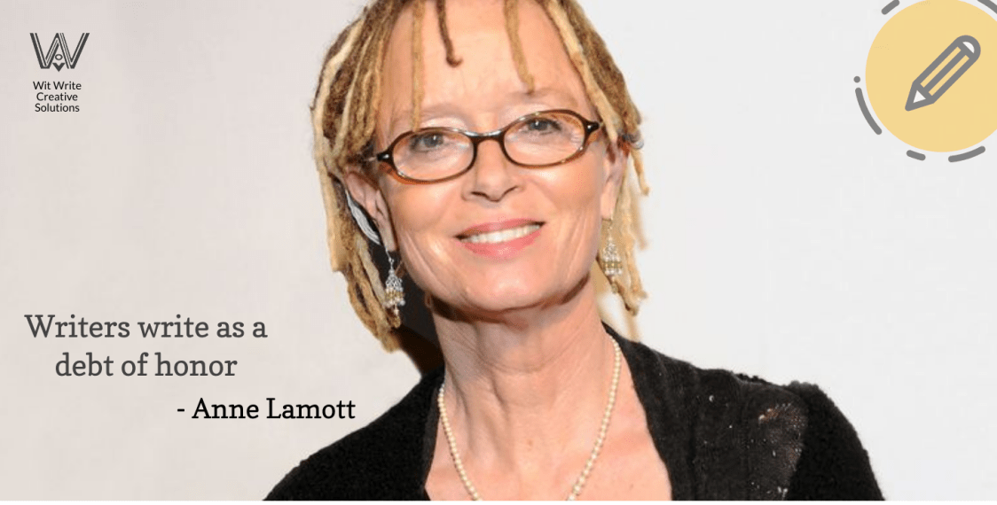 writing motivation Ane Lamott Writers Block