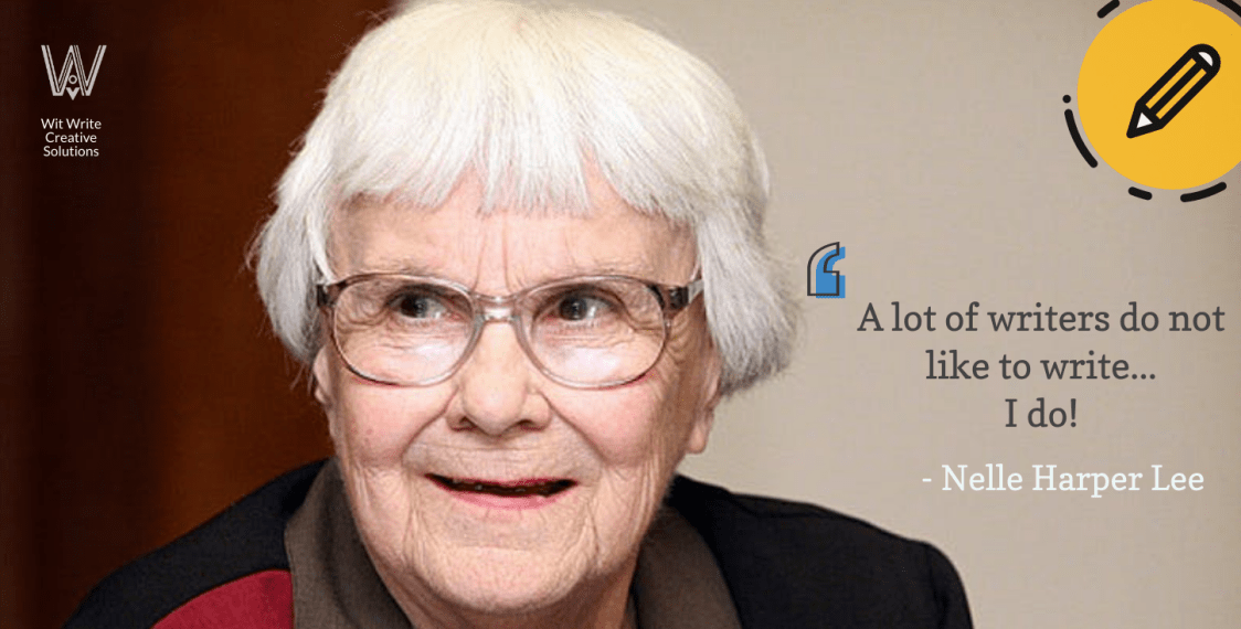 Writing motivation from Harper Lee